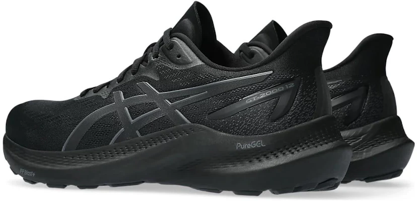 ASICS GT 2000 12 加宽版 '全黑' 1011B686-001 Shop ASICS GT 2000 12 加宽版 '全黑' 1011B686-001
