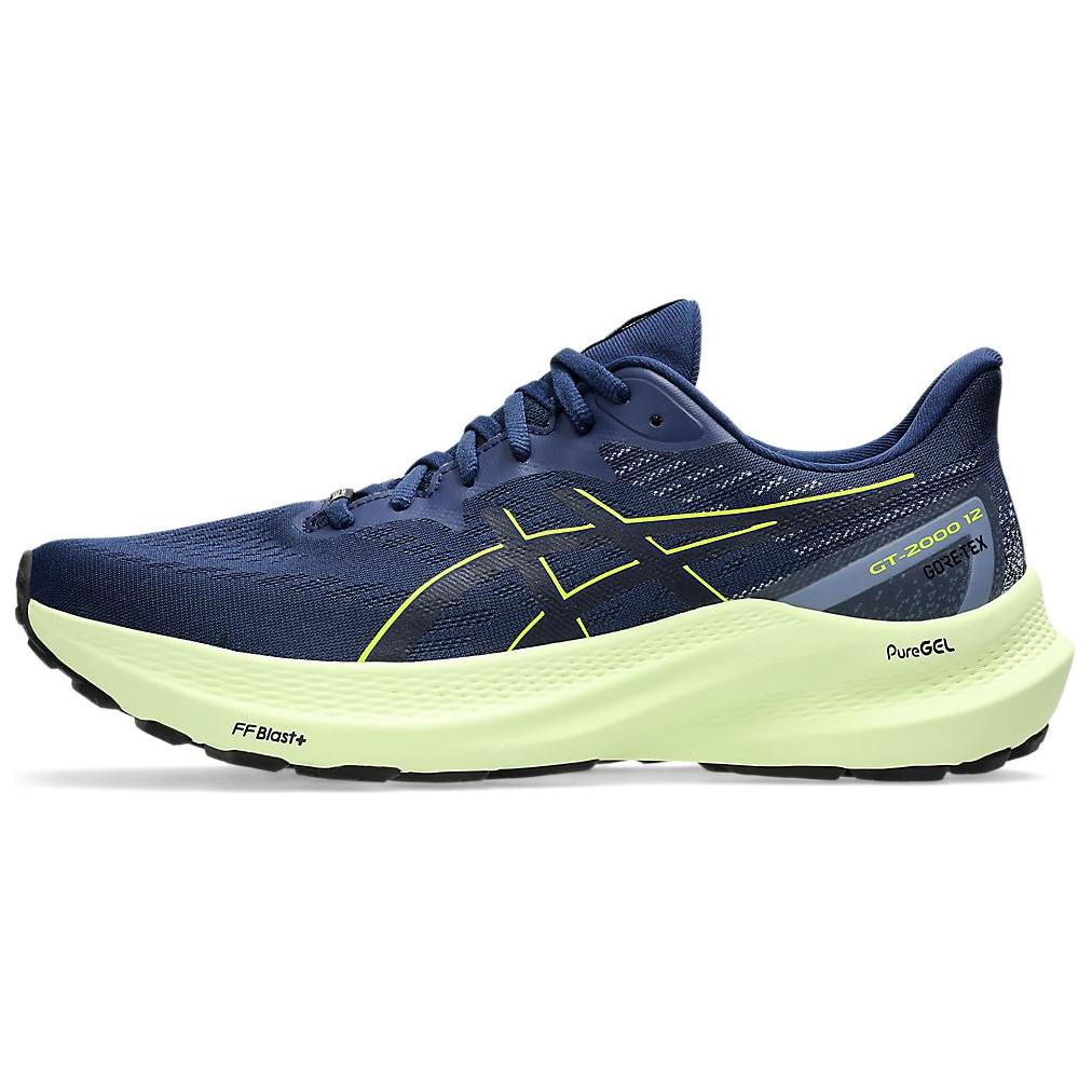 ASICS GT 2000 12 GORE-TEX 'Blue Expanse Safety Yellow' 1011B687-400