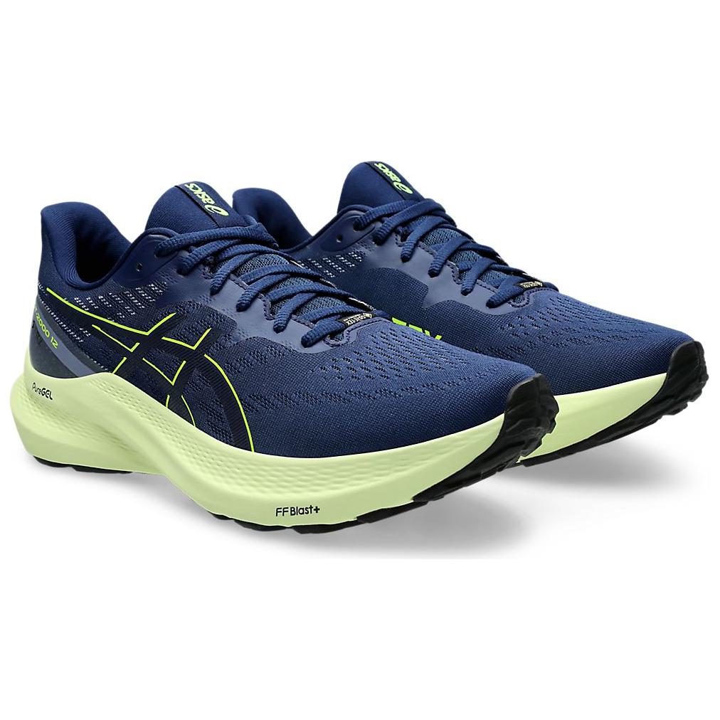Shop 亞瑟士 GT 2000 12 GORE-TEX '藍色廣袤 安全黃' 1011B687-400