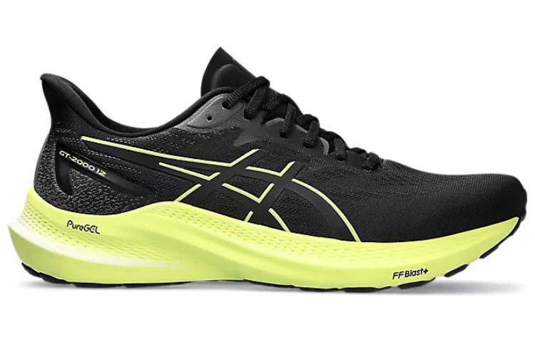 Order ASICS GT 2000 12 Wide 'Black Glow Yellow' 1011B689-003