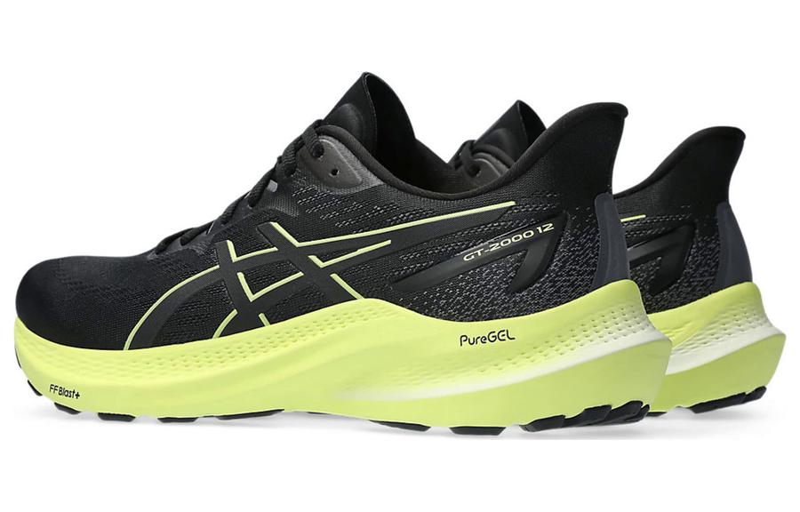 Shop ASICS GT 2000 12 Wide 'Black Glow Yellow' 1011B689-003