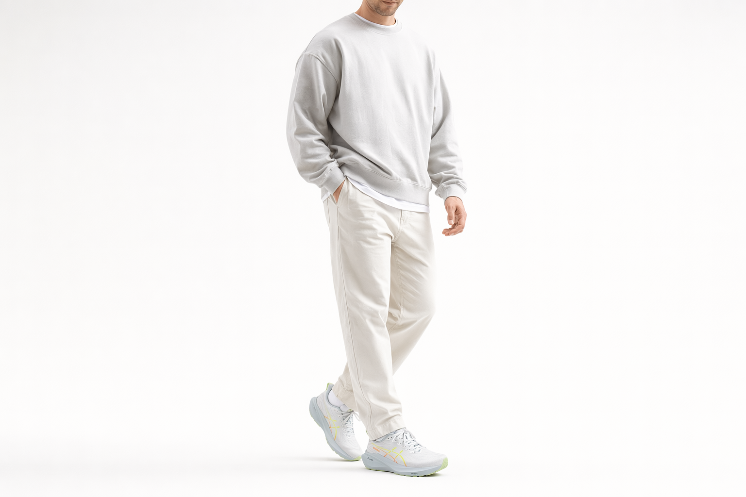 Order ASICS GT 2000 13 '白橙青柠' 运动鞋 1011B861-100
