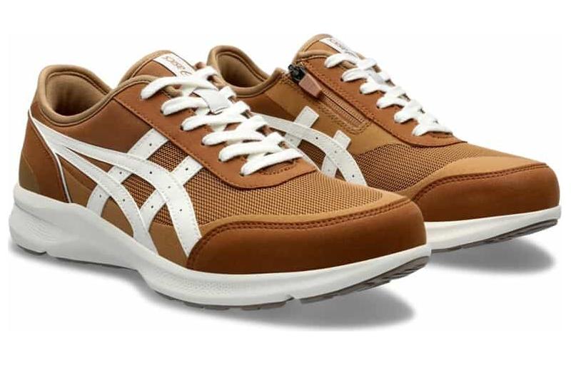 Lookbook Asics Hadashi Walker 減震耐磨 低幫 生活休閒鞋 男款 棕白 3E寬