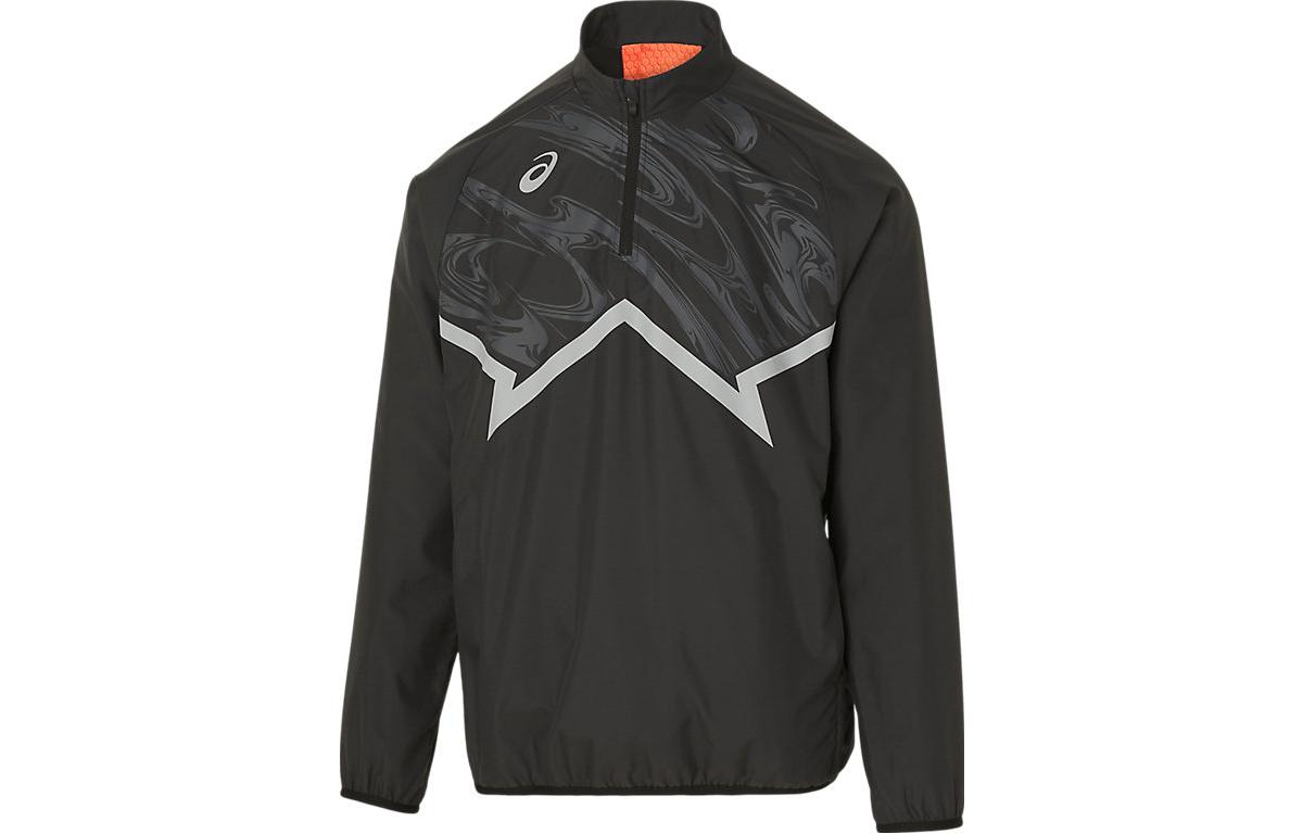 ASICS Half-Zip Colorblock Jacket Black 2121A350-001