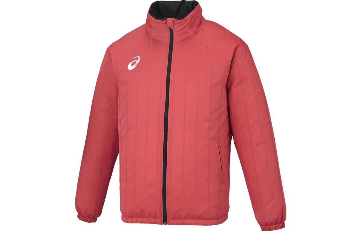 ASICS High-Neck Logo Print Zip Jacket Classic Red XSW229-32