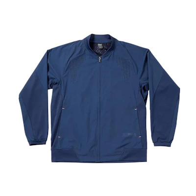 ASICS High-Neck Zip-Up Jacket Blue Long Sleeve 2033B647-400