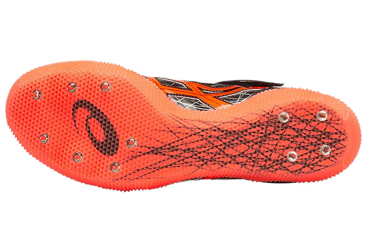 Shop ASICS Lompat Tinggi Pro 'Hitam Oren' G608Y-9006