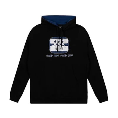 ASICS Hoodie with Letter Print Long Sleeve Black 2201A144-020