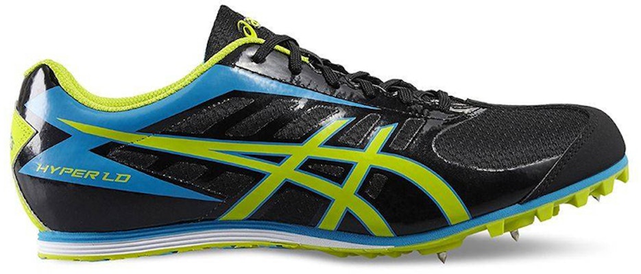 Asics Hyper LD 5 舒適耐磨專業跑步鞋 男女皆宜 黑藍黃 Order Asics Hyper LD 5 舒適耐磨專業跑步鞋 男女皆宜 黑藍黃