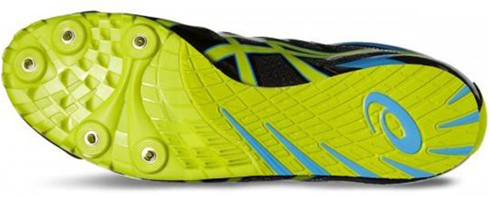 Asics Hyper LD 5 舒適耐磨專業跑步鞋 男女皆宜 黑藍黃 Shop Asics Hyper LD 5 舒適耐磨專業跑步鞋 男女皆宜 黑藍黃