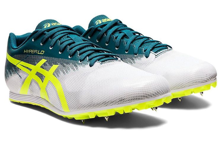 Shop ASICS Hyper LD 6 'White Safety Yellow' 1091A019-100