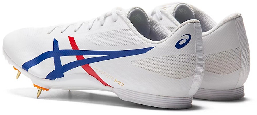 ASICS Hyper Md 7 Professional Athletics White Blue 1093A152-100 Shop ASICS Hyper Md 7 Professional Athletics White Blue 1093A152-100