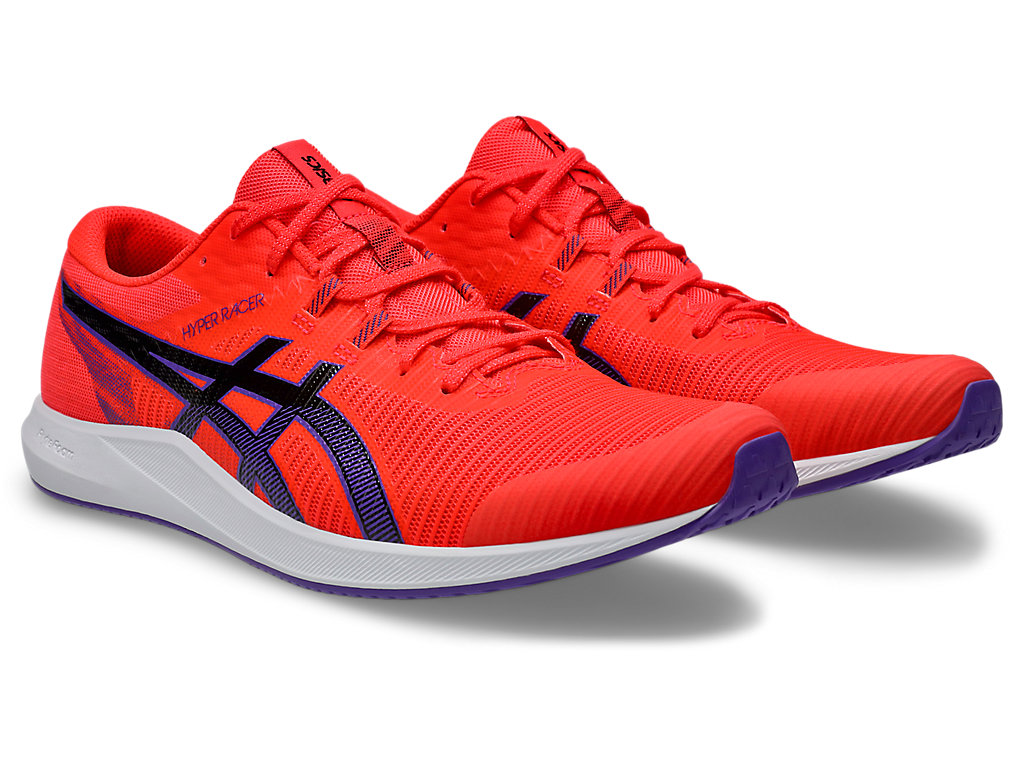Lookbook ASICS Hyper Racer Sepatu Lari Flash Merah/Hitam 1093A233-600