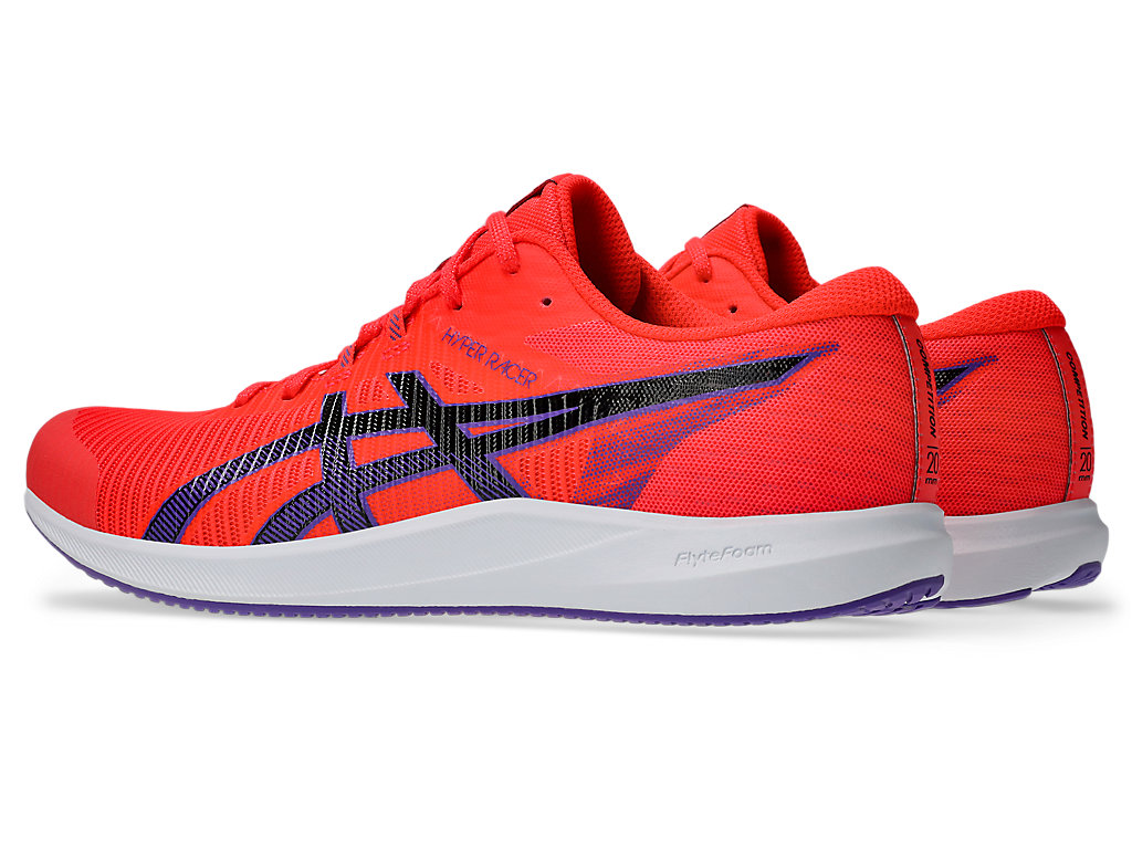 Lookbook ASICS Hyper Racer Kasut Lari Flash Merah/Hitam 1093A233-600