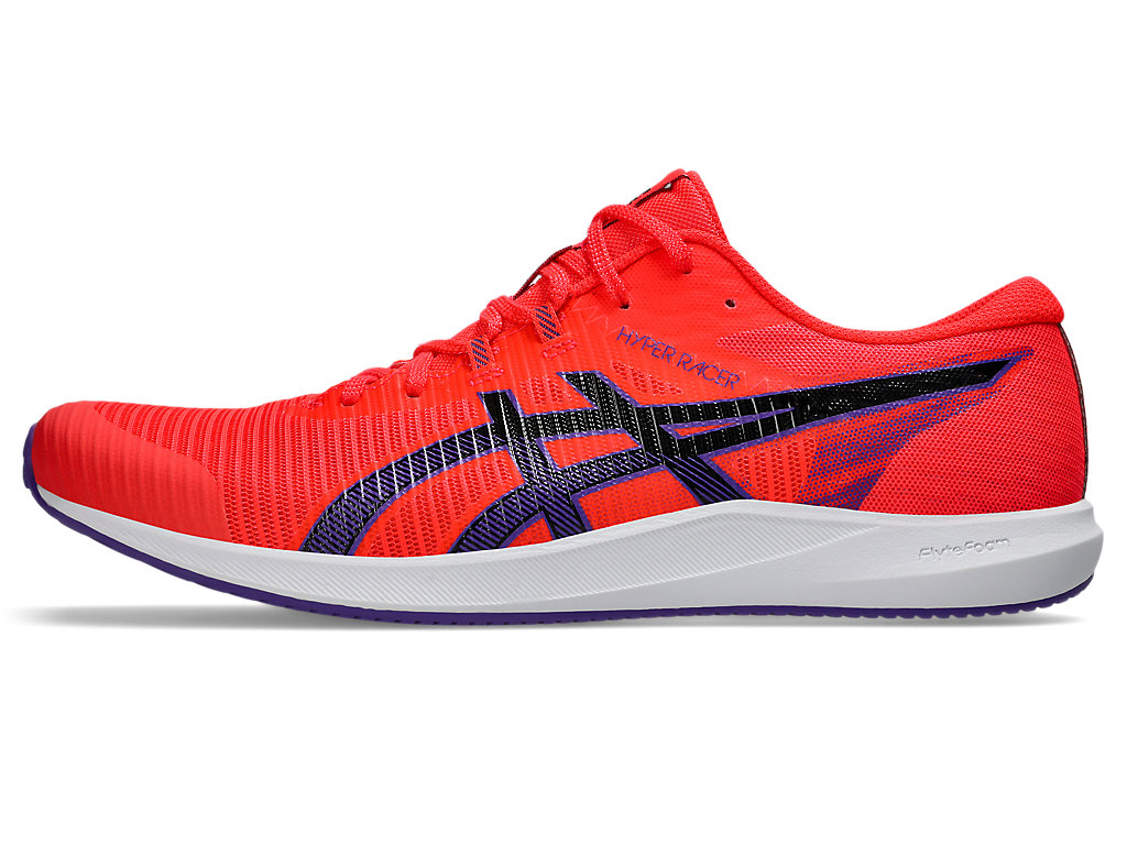 Cheap ASICS Hyper Racer Kasut Lari Flash Merah/Hitam 1093A233-600