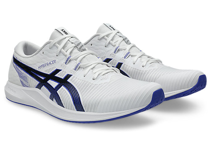 Lookbook ASICS Hyper Racer Laufschuhe Weiß/Schwarz 1093A233-101