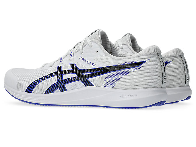 Shop ASICS Hyper Racer Laufschuhe Weiß/Schwarz 1093A233-101
