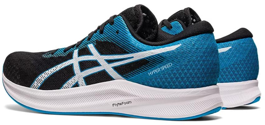 亚瑟士 Hyper Speed 2 黑色岛屿蓝跑鞋 1011B495-002 Shop 亚瑟士 Hyper Speed 2 黑色岛屿蓝跑鞋 1011B495-002