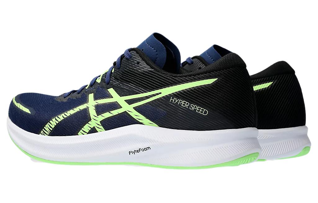 Shop ASICS Hyper Speed 3 2E Wide ''Blauw Expanse Illuminate Groen'' 1011B702-401