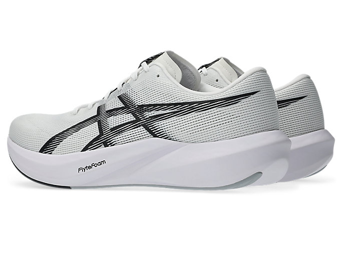 Shop ASICS ハイパースピード 6 ランニングシューズ ホワイト/ブラック 1013A237-100