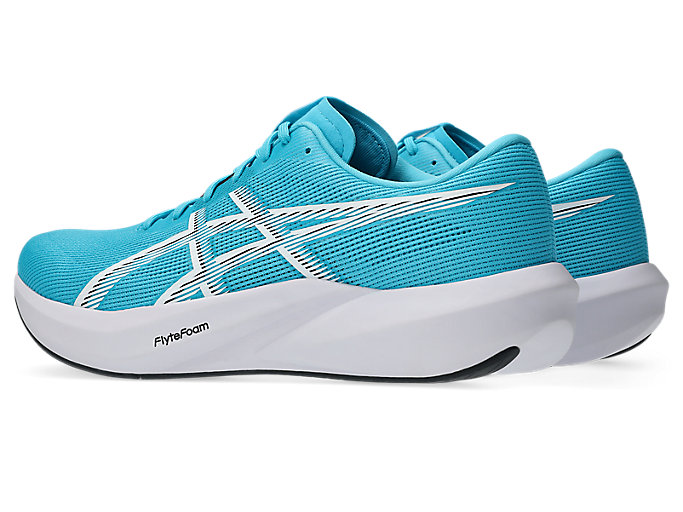 Lookbook ASICS Hyper Speed 6 Wide Running Shoes Aquarium/White 1013A238-400
