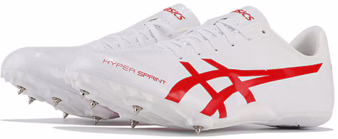 Lookbook ASICS Hyper Sprint 7 ''Brilliant Weiß Klassisches Rot'' 1091A015-101