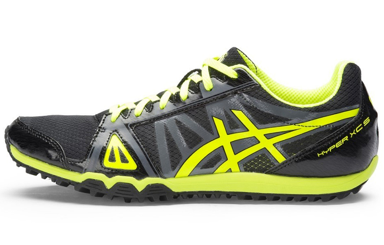 Buy Asics Hyper Xcs 舒適耐磨專業賽車鞋 黑黃色
