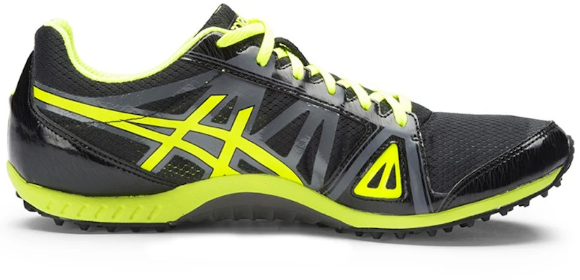 Asics Hyper Xcs 舒適耐磨專業賽車鞋 黑黃色 Order Asics Hyper Xcs 舒適耐磨專業賽車鞋 黑黃色
