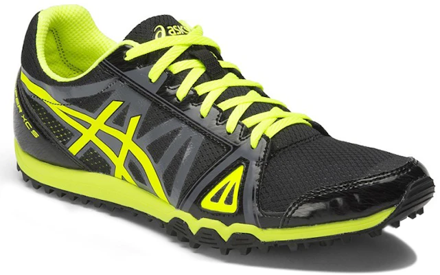 Asics Hyper Xcs 舒適耐磨專業賽車鞋 黑黃色 Lookbook Asics Hyper Xcs 舒適耐磨專業賽車鞋 黑黃色