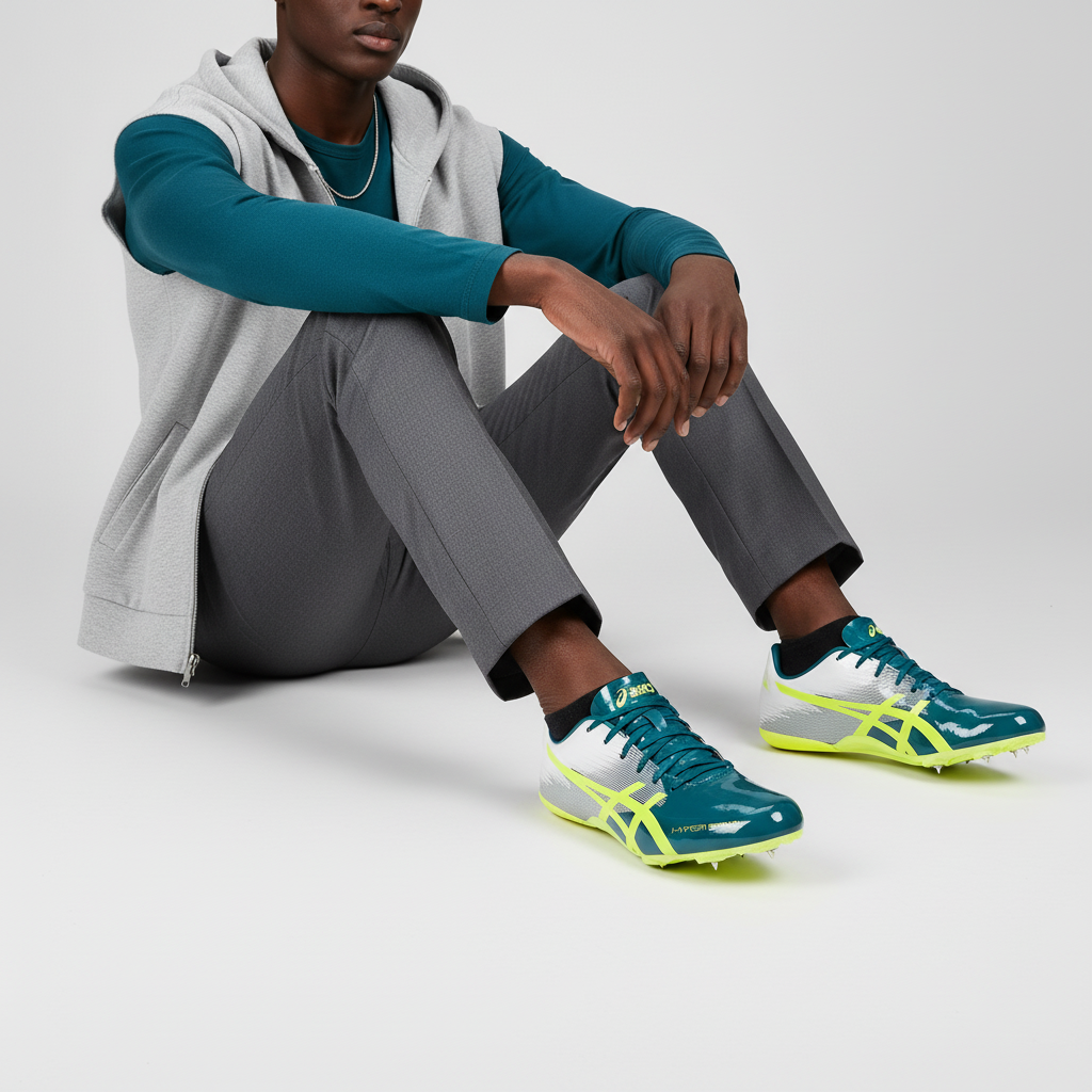Order ASICS Hypersprint 7 D 'Putih Hijau' 1091A015-300