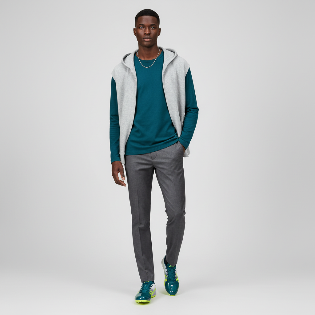 Lookbook ASICS Hypersprint 7 D 'Putih Hijau' 1091A015-300