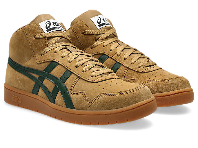 Order Asics Japan Pro Mid-Top Sneakers Walnut/Forest Night Kasut Lelaki Stylish. 1201B033-200