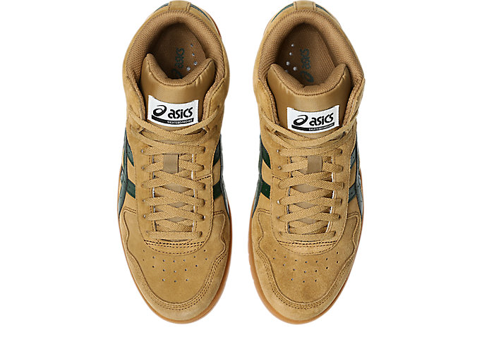 Details for Asics Japan Pro Mid-Top Sneakers Walnut/Forest Night Kasut Lelaki Stylish. 1201B033-200