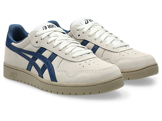 Lookbook ASICS 日本 Pro 休閒鞋 奶油色/獨立藍 1201A920-101