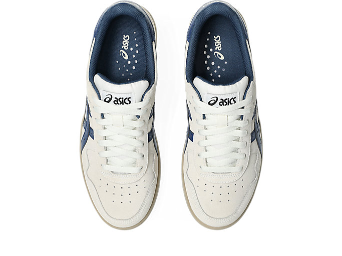 Sizing ASICS 日本 Pro 休閒鞋 奶油色/獨立藍 1201A920-101