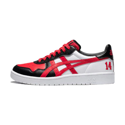 ASICS Japan S Bukatsu Shoes White/Black/Red