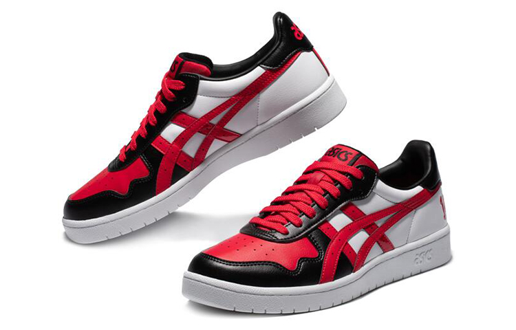 Lookbook 아식스 재팬 S 부카츠 슈즈 화이트/블랙/레드 1203A060-600