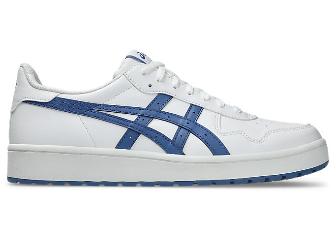 Cheap ASICS Japan S Chaussures de Golf Blanc/Myrtille 1111A260-103