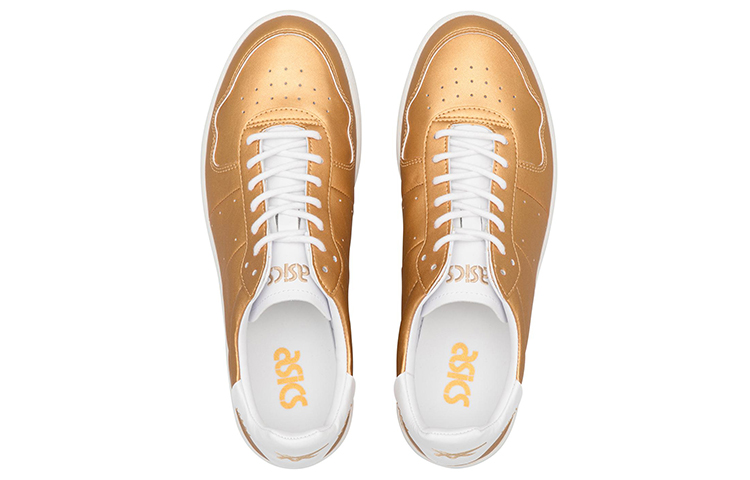 Shop Asics Japan S Premium 舒適透氣 低筒休閒板鞋 薑黃色