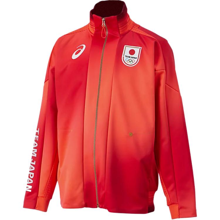 ASICS Japan Track Team Olympic Jacket Red - Stylish & Comfortable 2033B845-600