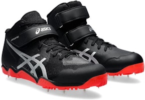 亞瑟士 JAVELIN PRO 4 耐磨透氣 中幫 訓練鞋 男女同款 黑紅 Lookbook 亞瑟士 JAVELIN PRO 4 耐磨透氣 中幫 訓練鞋 男女同款 黑紅