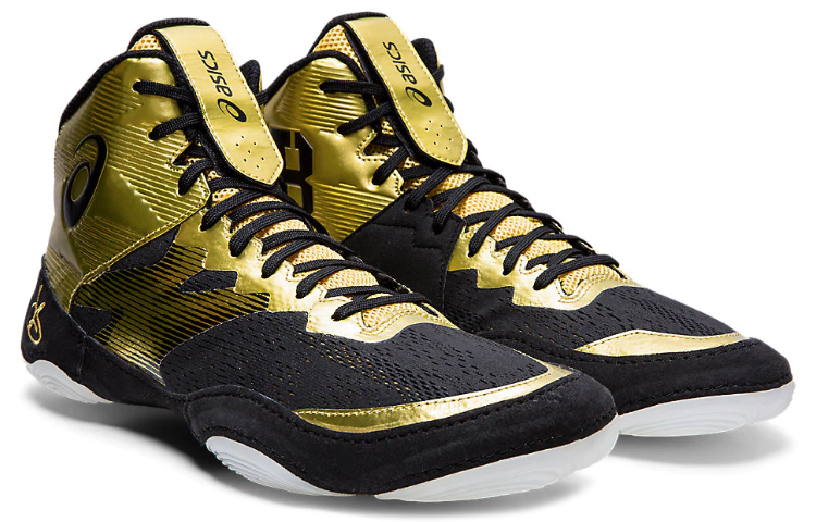 Lookbook ASICS JB Elite 4 ''Gold Schwarz'' 1081A016-200