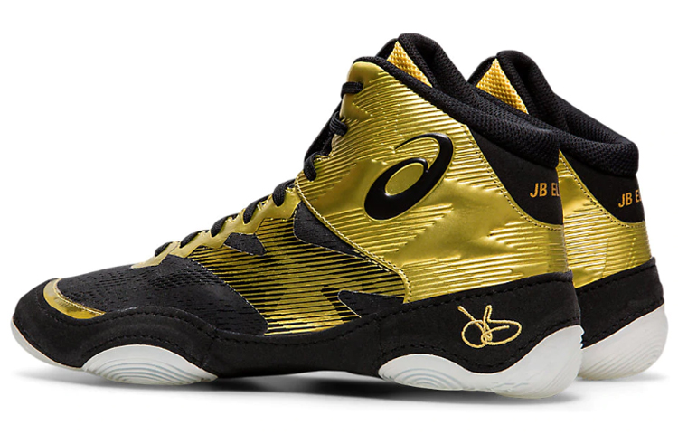 Shop ASICS JB Elite 4 ''Gold Schwarz'' 1081A016-200