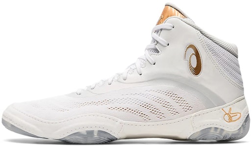 アシックス JB エリート 5 「白/ピュアゴールド」 1081A043-101 Buy アシックス JB エリート 5 「白/ピュアゴールド」 1081A043-101