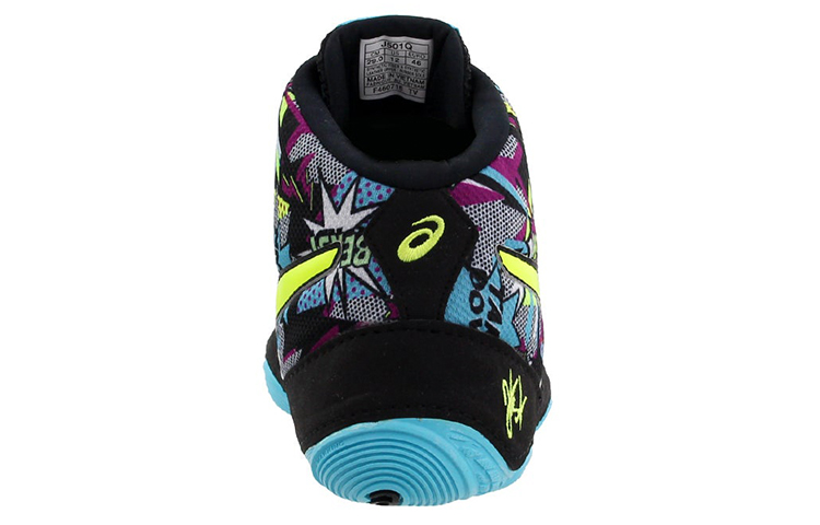 Shop Asics JB Elite V2.0 舒適耐磨摔角鞋 黑色