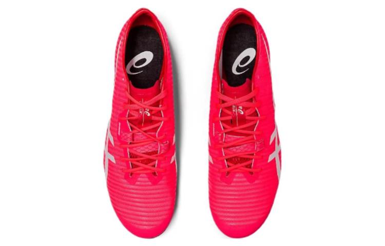 Shop Asics jet sprint 2 舒適百搭 低筒 跑步鞋 男女同款 粉白色