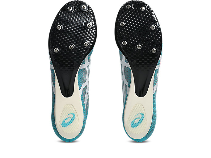 Sizing ASICS JETSPRINT 3 Chaussures de Running Aquarium/Blanc 1093A222-400