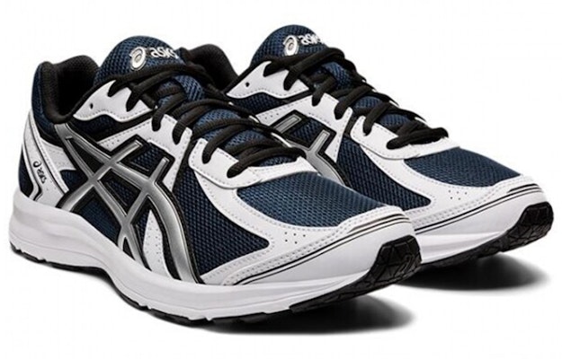 Asics Jog 100 S 低筒透氣慢跑鞋 白藍 Lookbook Asics Jog 100 S 低筒透氣慢跑鞋 白藍