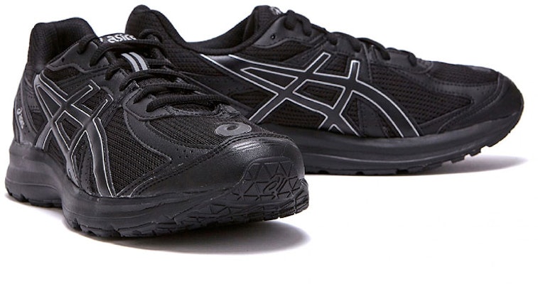 Asics Jog 100 S 運動 耐磨防滑 低筒 跑步鞋 女款 黑 Lookbook Asics Jog 100 S 運動 耐磨防滑 低筒 跑步鞋 女款 黑