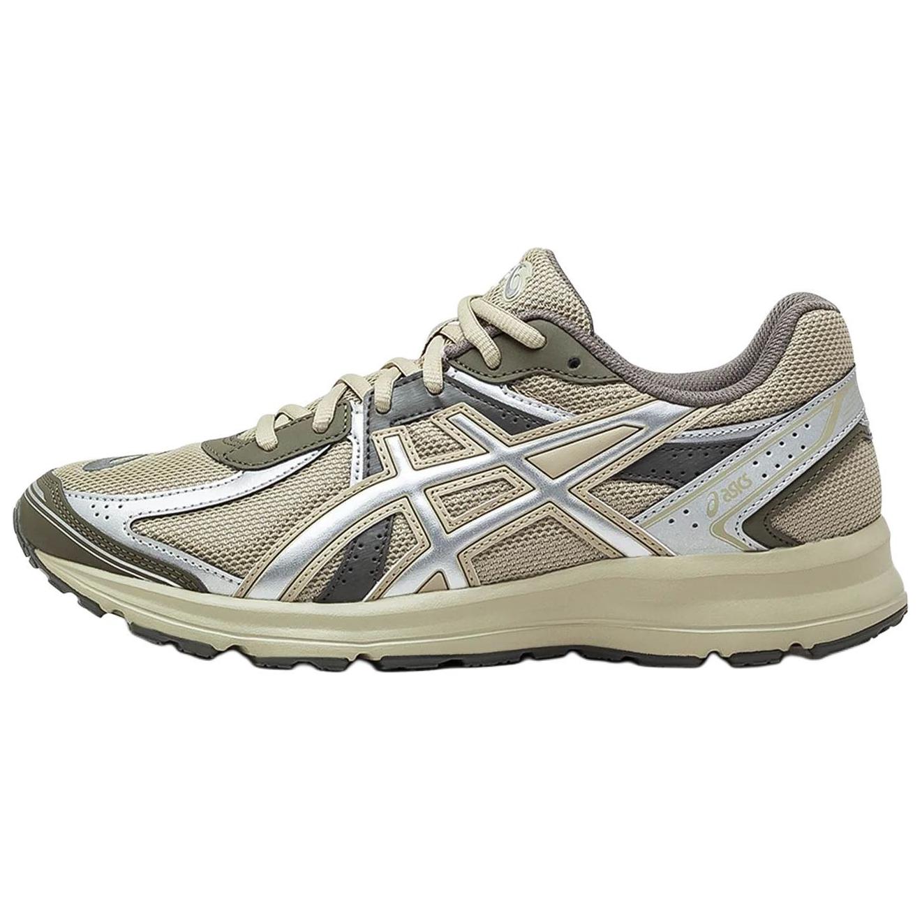 Asics Jog 100S Casual Running Shoes Low-Top Cream Silver. 1203A741-300